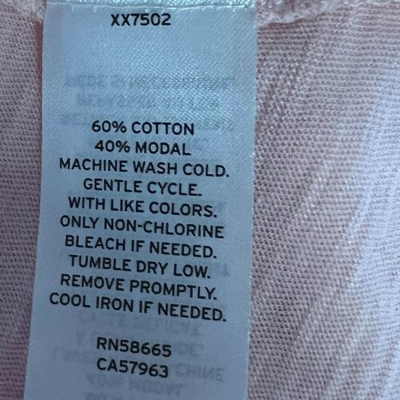 NWOT CASLON Rounded V-Neck T-Shirt in Pink Chintz (M)‎ - Picture 8 of 10